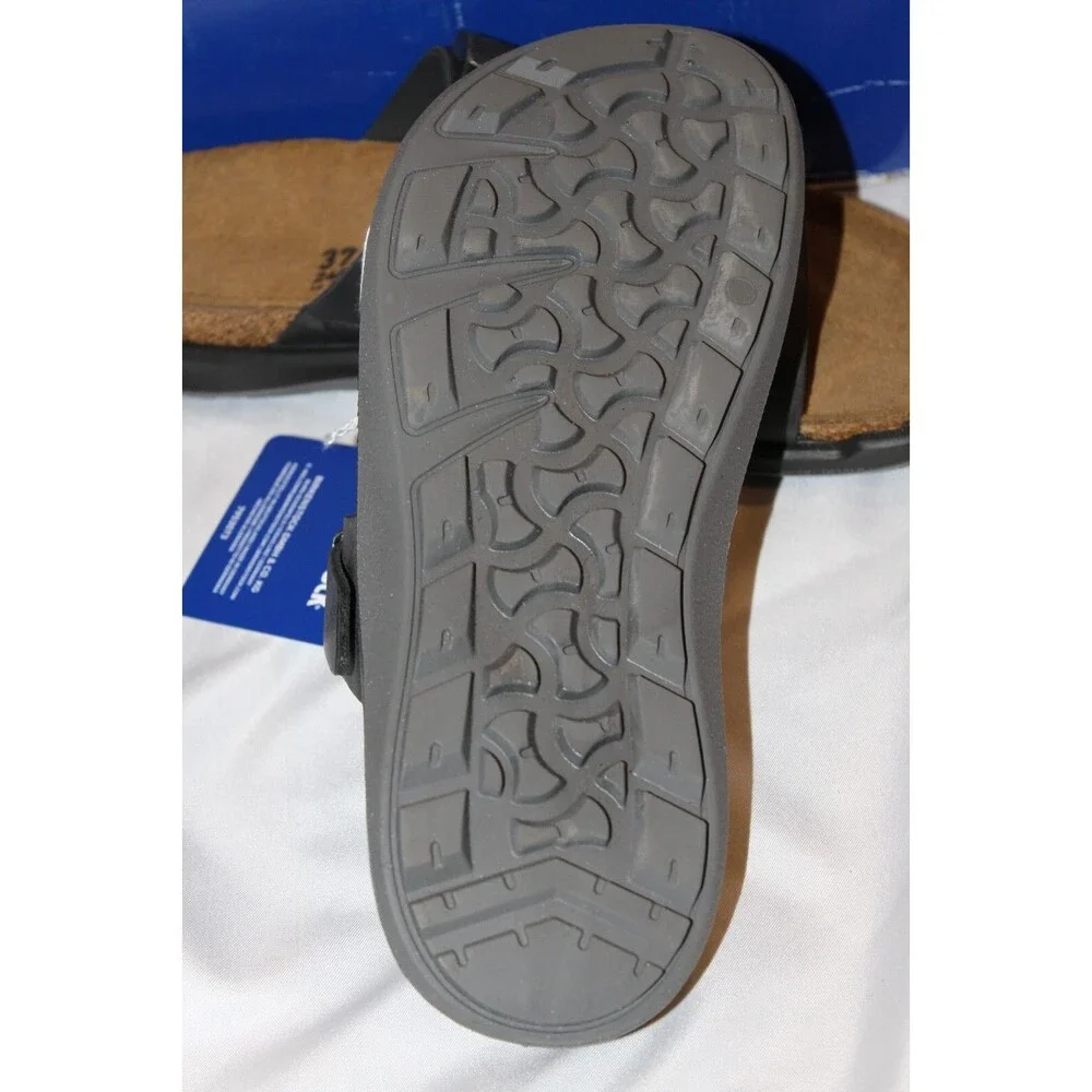 NEW Birkenstock Unisex Sierra CT Black Oiled Leather Sandals‎ Narrow EU 42 US 9